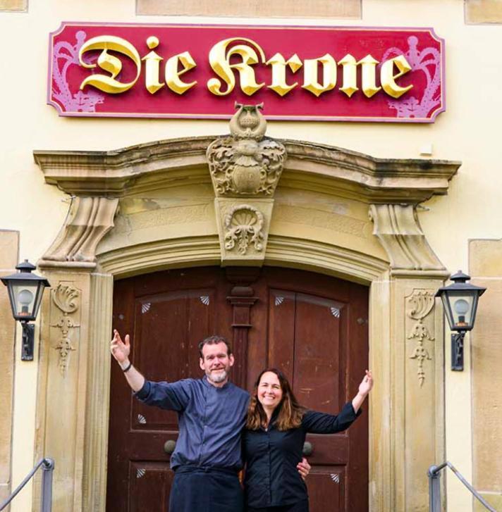 Gasthof Die Krone Schwäbisch Hall Exteriér fotografie